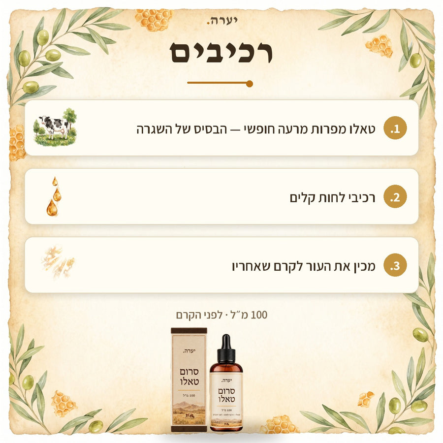 רכיבים — סרום טאלו